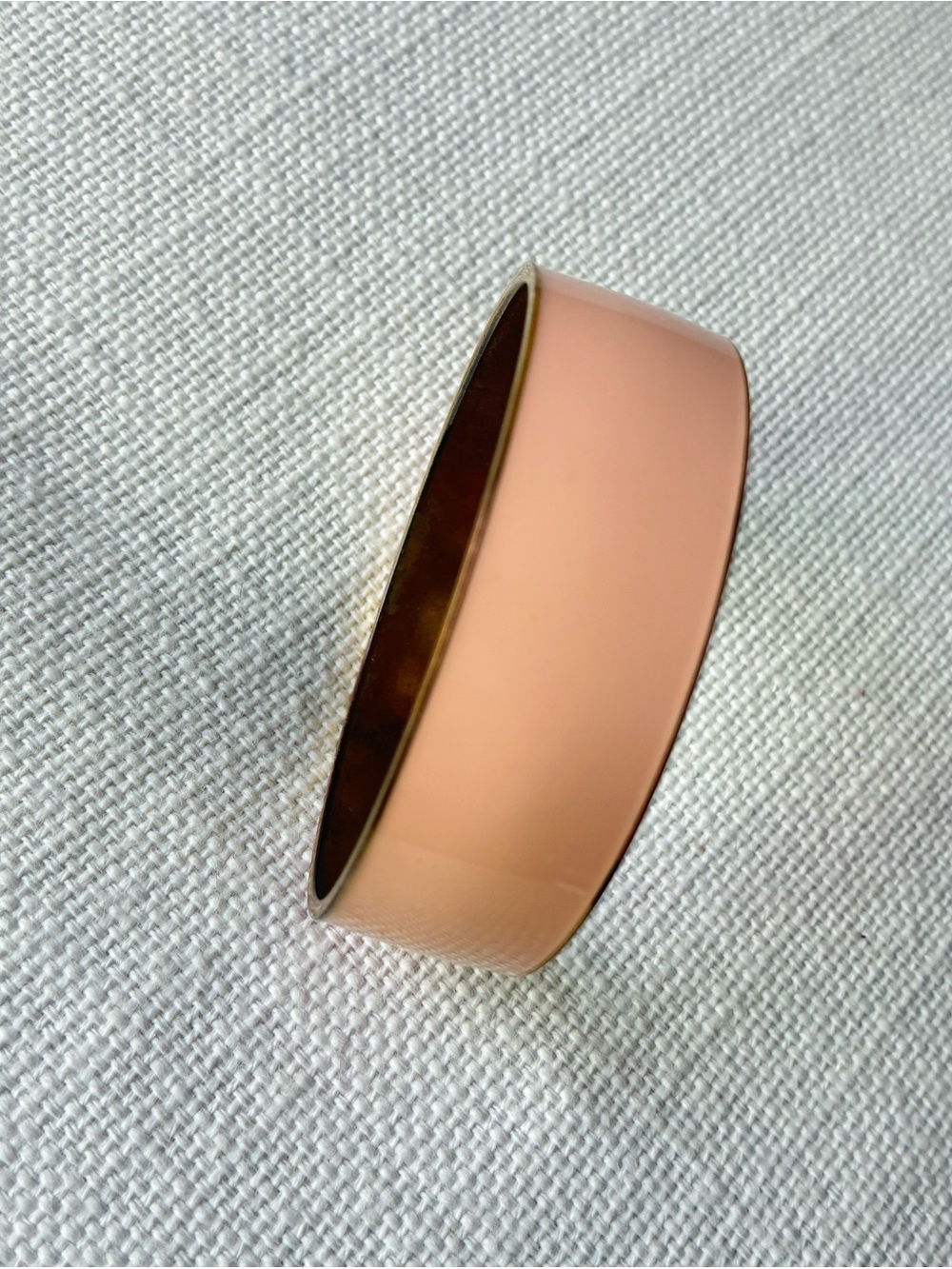 J.Crew Blush Pink Gold Cuff Bracelet 2cm Wide One Size